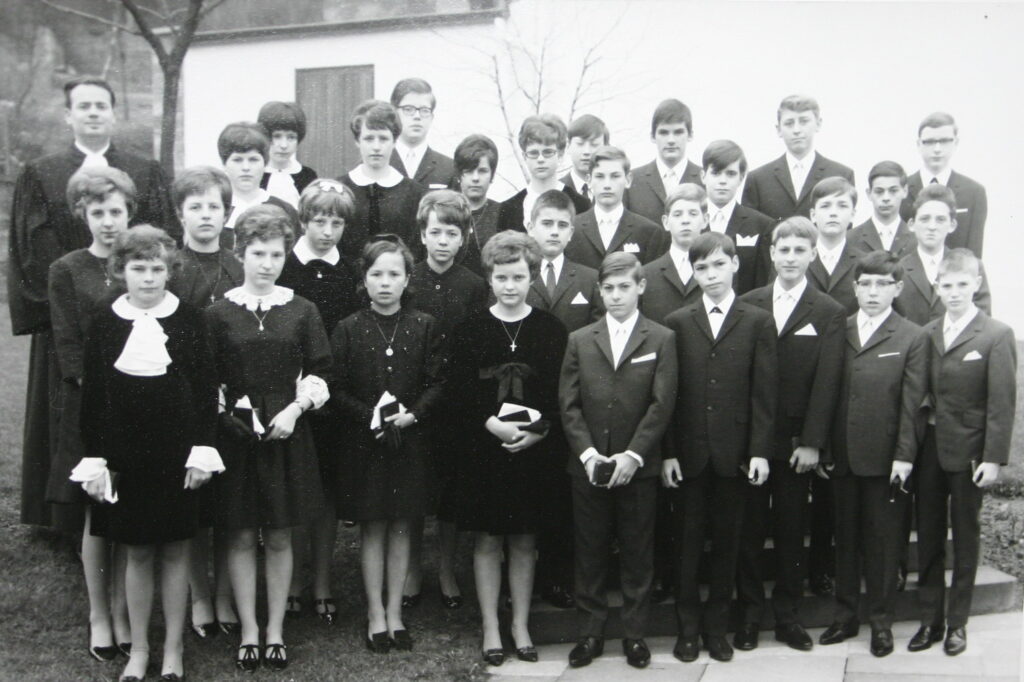 Konfirmation in den 60ger Jahren
